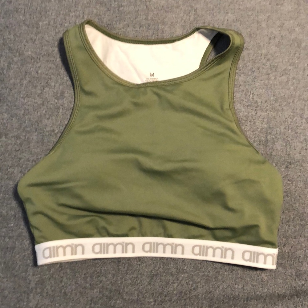 Aimn crop top bra